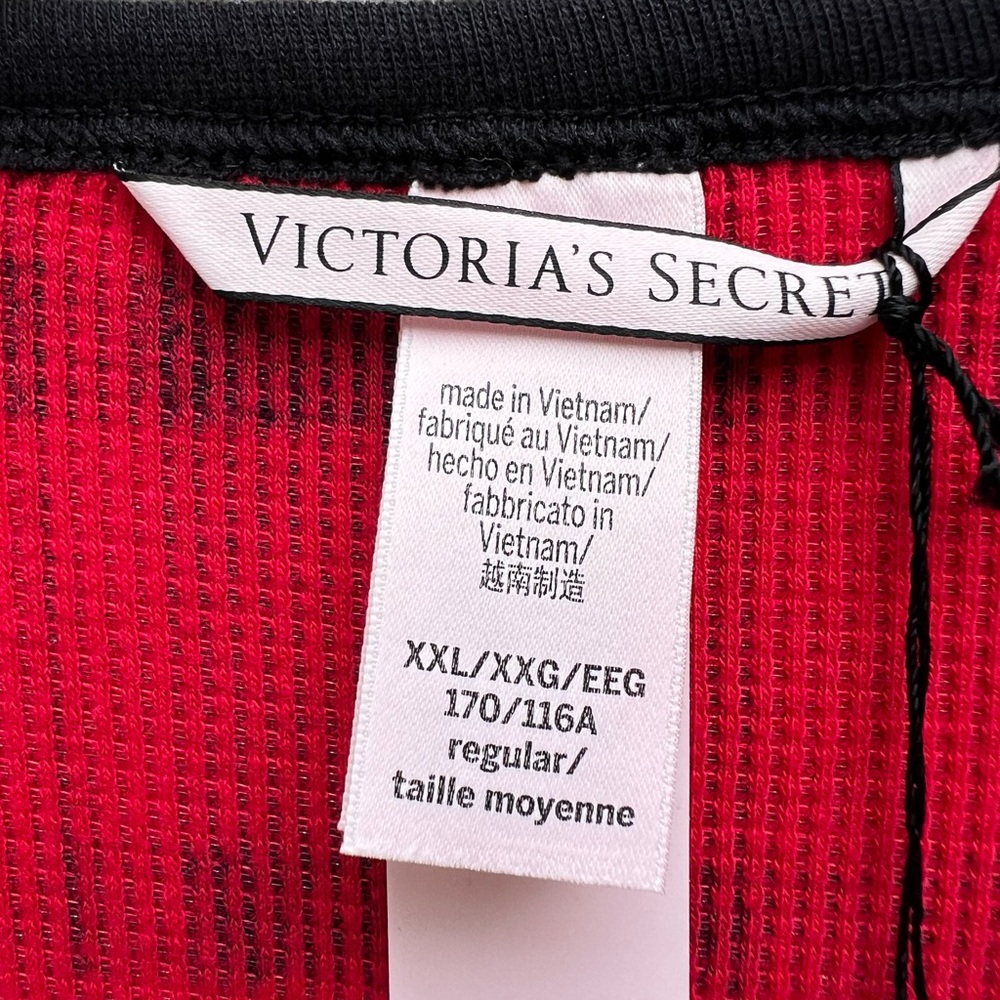 VICTORIA’S SECRET Thermal PJ’s Pajama Set Victoria's Secret Women’s XXL NWT NEW - Picture 10 of 16